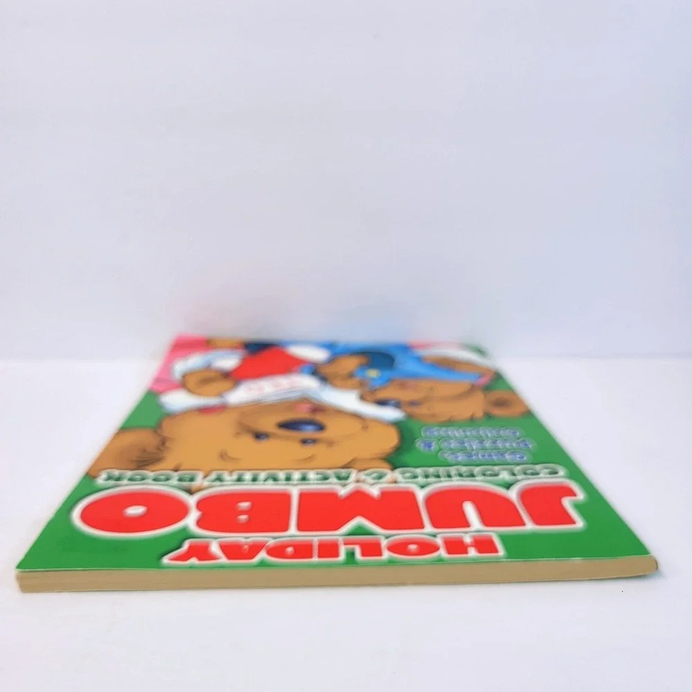 Holiday Jumbo Coloring & Activity Book Games Puzzles Bears 2007 Bendon